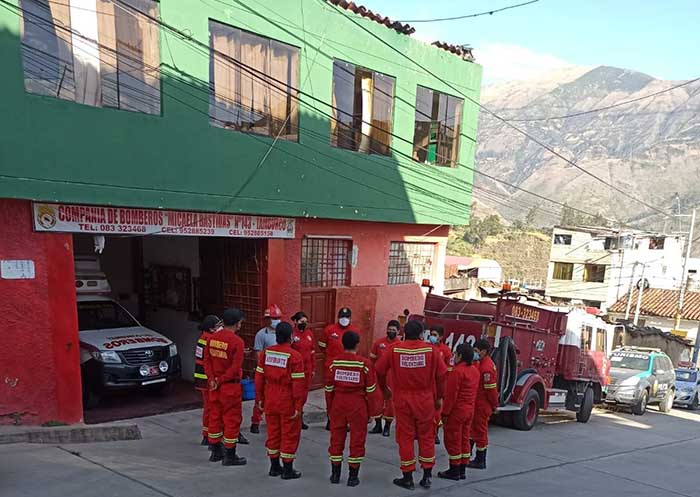 Alcalde de Tamburco resuelve convenio con bomberos para que desocupen local y se instale burocracia municipal
